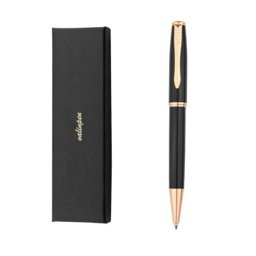 Bester Ball Pen Geschenkset Rose Gold Metal Pen mit maßgeschneidertem Logo für Männer und Frauen, Profi, Exekutive